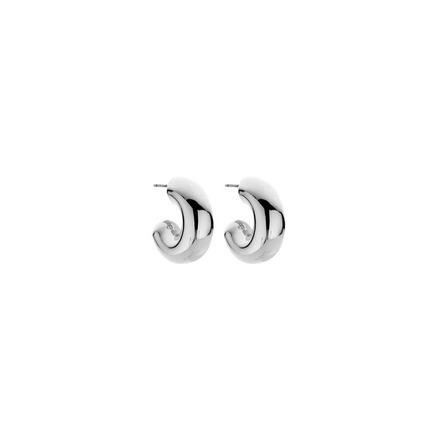 Les Cordes boucles d'oreilles argent