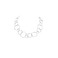 Les Cordes halsketting zilver 1