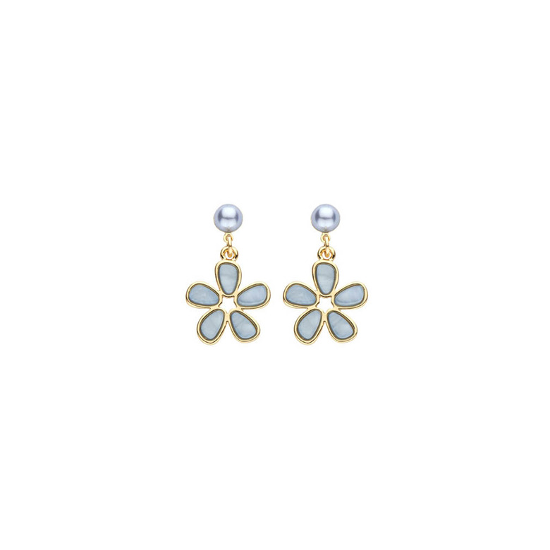 Les Cordes boucles d'oreilles gris