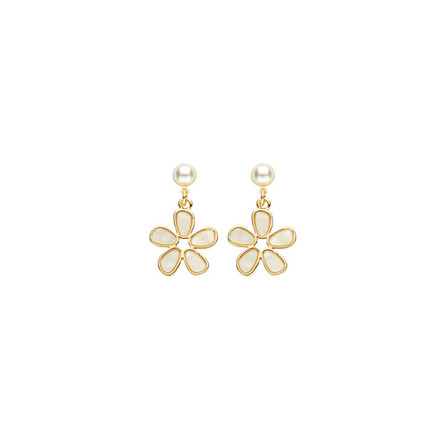 Les Cordes boucles d'oreilles or