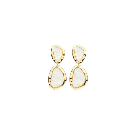 Les Cordes boucles d'oreilles or