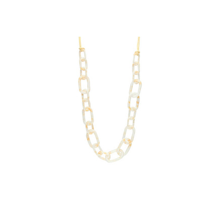 Les Cordes necklace ecru