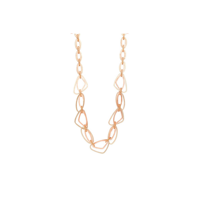 Les Cordes halskette orange