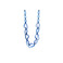 Les Cordes halskette blau 1