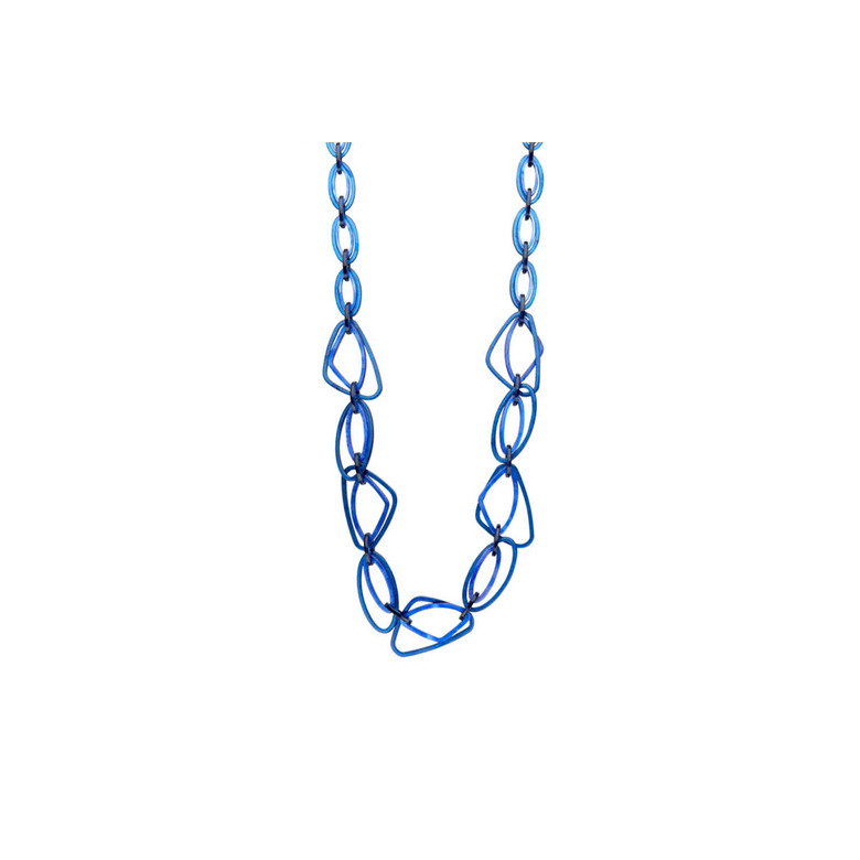 Les Cordes necklace blue