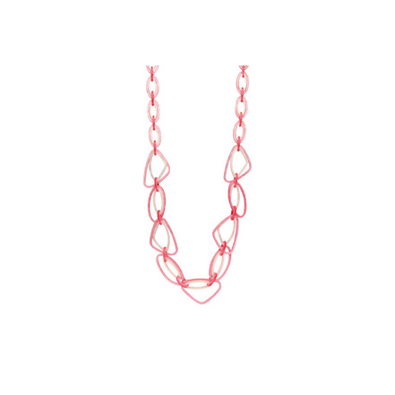 Les Cordes necklace pink