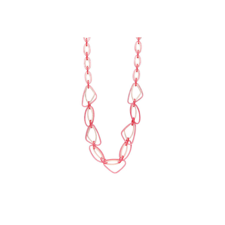 Les Cordes necklace pink 1