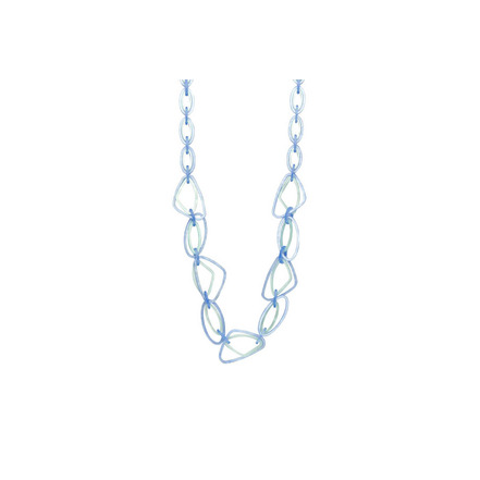 Les Cordes halsketting blauw