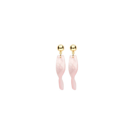 Les Cordes boucles d'oreilles rose