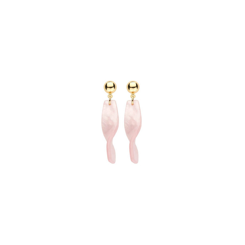 Les Cordes earrings pink