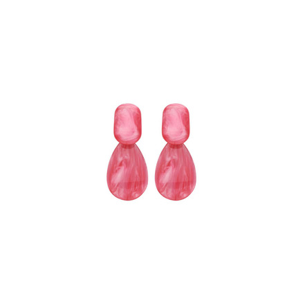 Les Cordes boucles d'oreilles rose