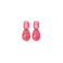 Les Cordes ohrringe rosa 1