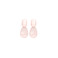 Les Cordes ohrringe rosa 1
