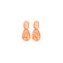 Les Cordes ohrringe orange 1