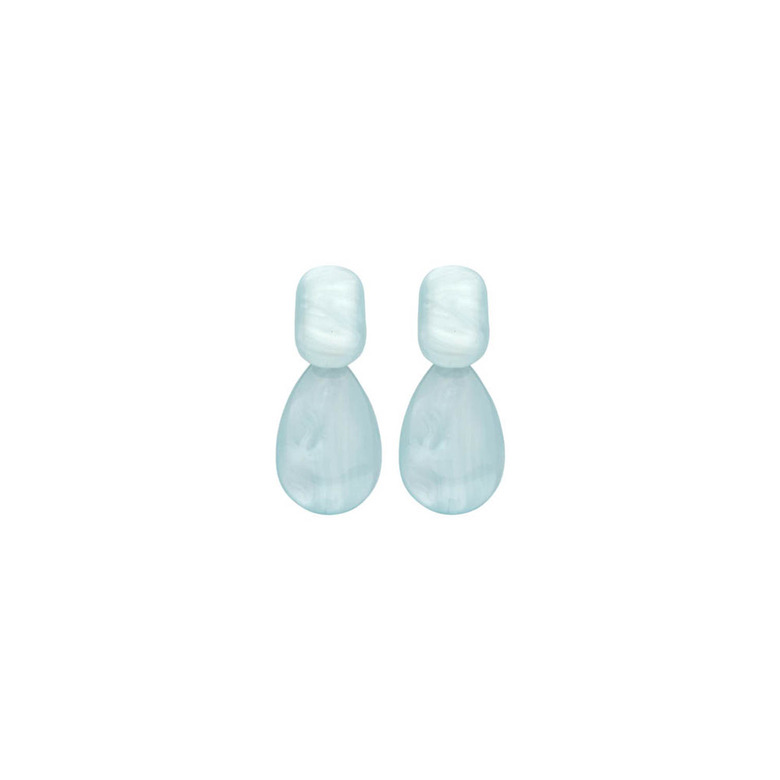 Les Cordes boucles d'oreilles bleu