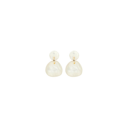 Les Cordes boucles d'oreilles ecru