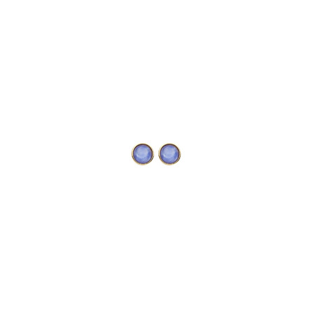 Les Cordes boucles d'oreilles bleu