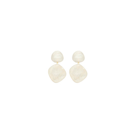 Les Cordes boucles d'oreilles ecru