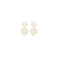 Les Cordes boucles d'oreilles ecru 1
