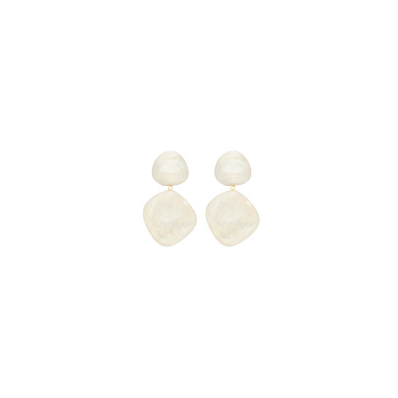 Les Cordes earrings ecru