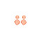 Les Cordes earrings orange 1