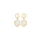 Les Cordes boucles d'oreilles ecru 1