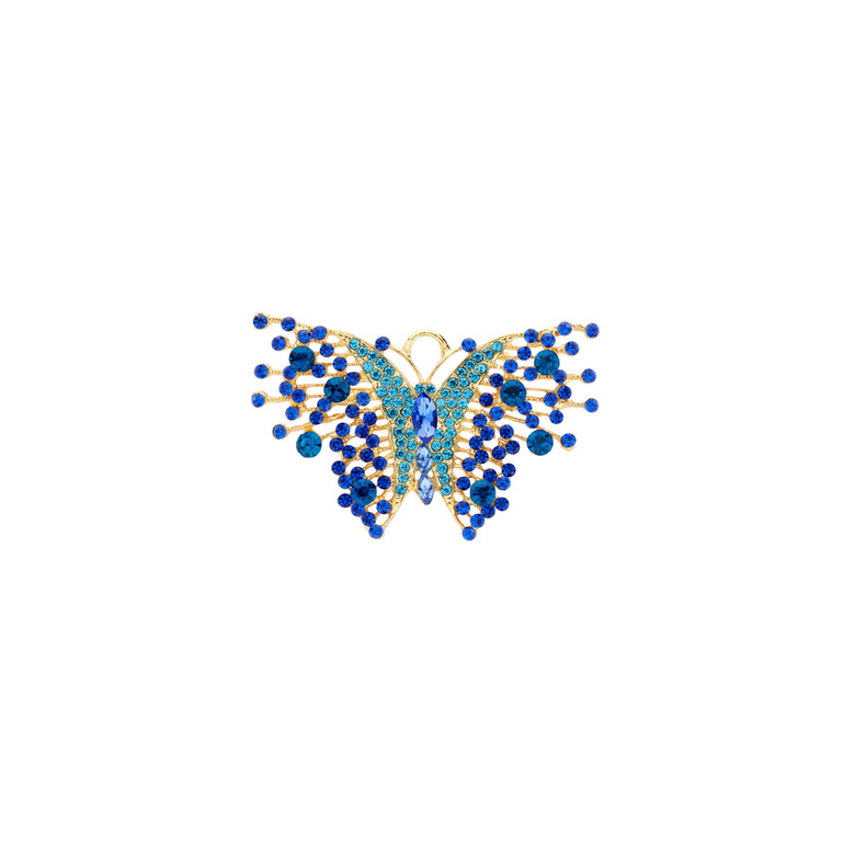 Les Cordes broche bleu 1