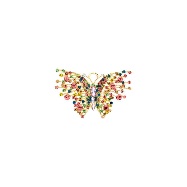 Les Cordes broche multicolor