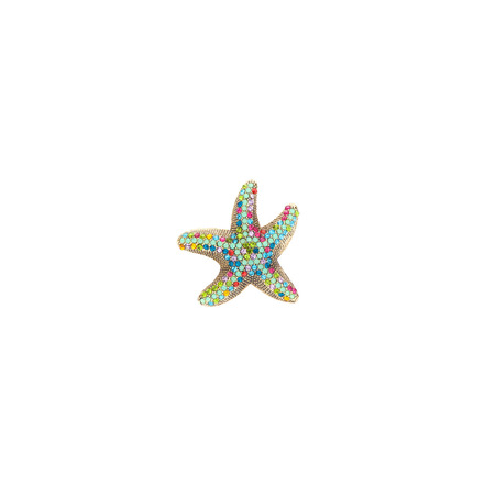 Les Cordes broche multicolor