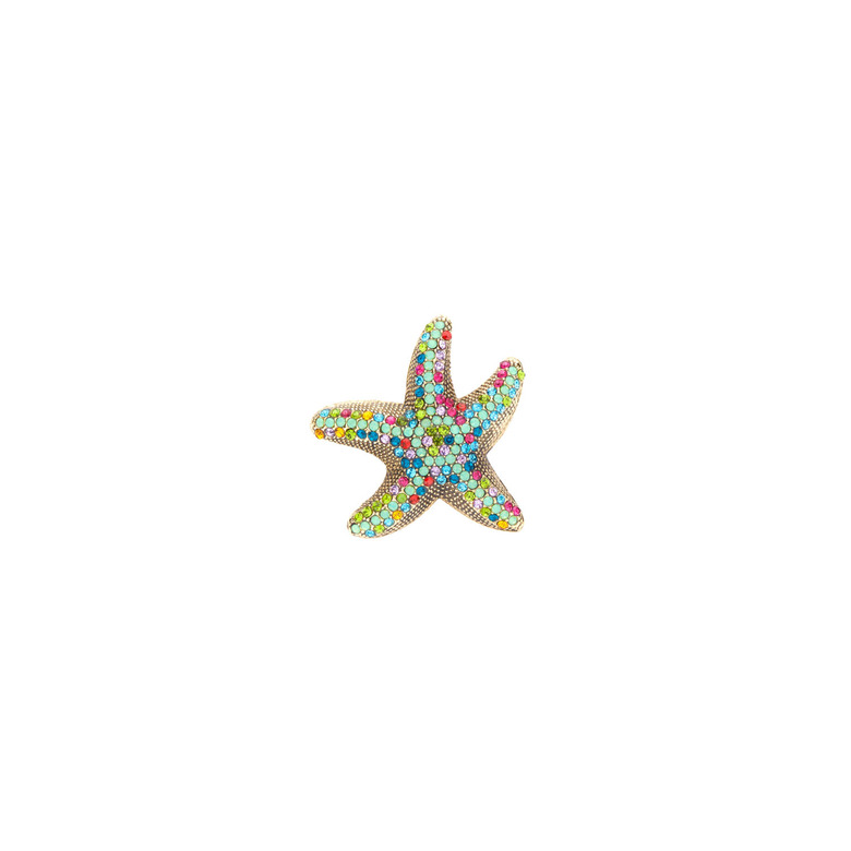 Les Cordes broche multicolor