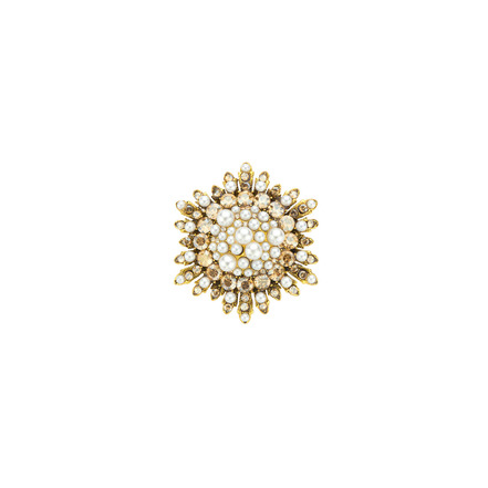 Les Cordes broche gold