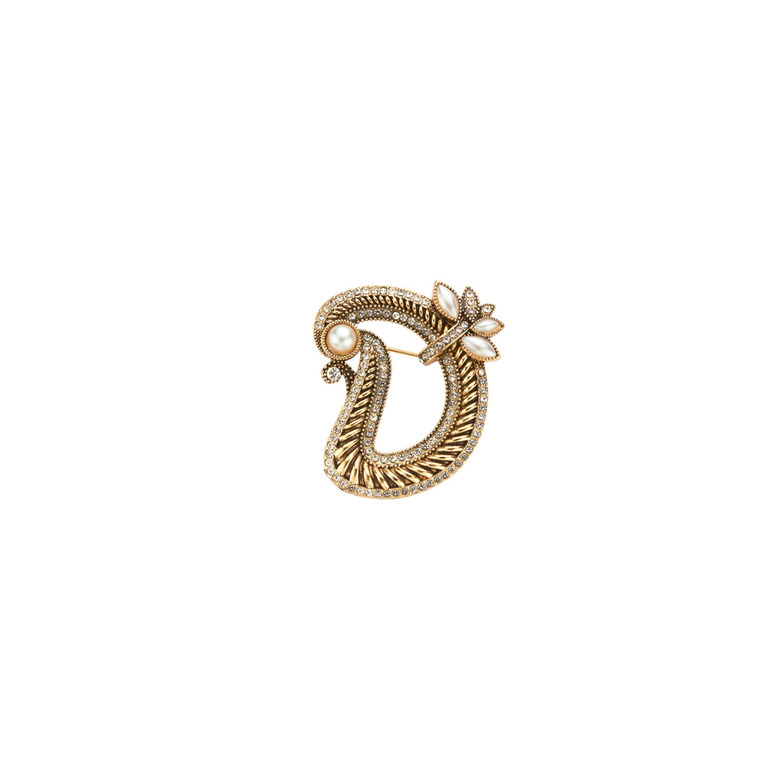 Les Cordes broche gold