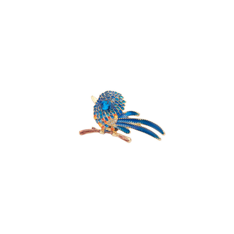 Les Cordes broche bleu