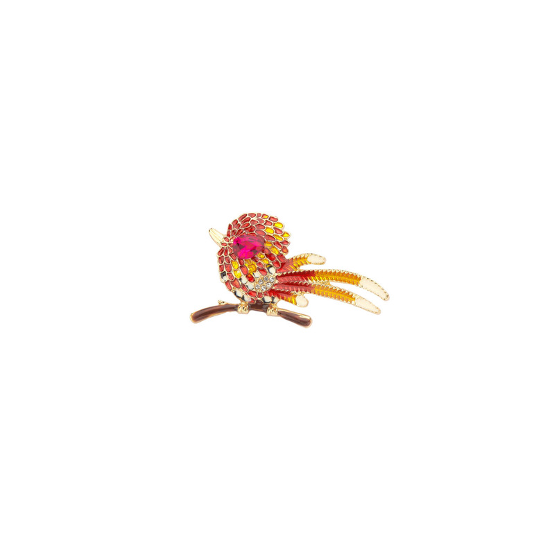 Les Cordes broche rose