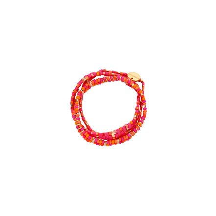 Les Cordes bracelet rose