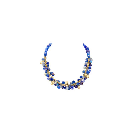 Les Cordes necklace blue