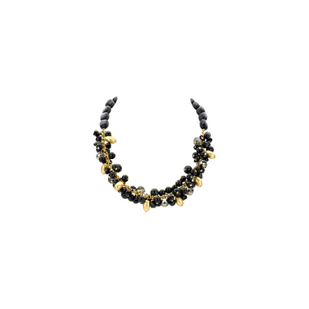 Les Cordes necklace black