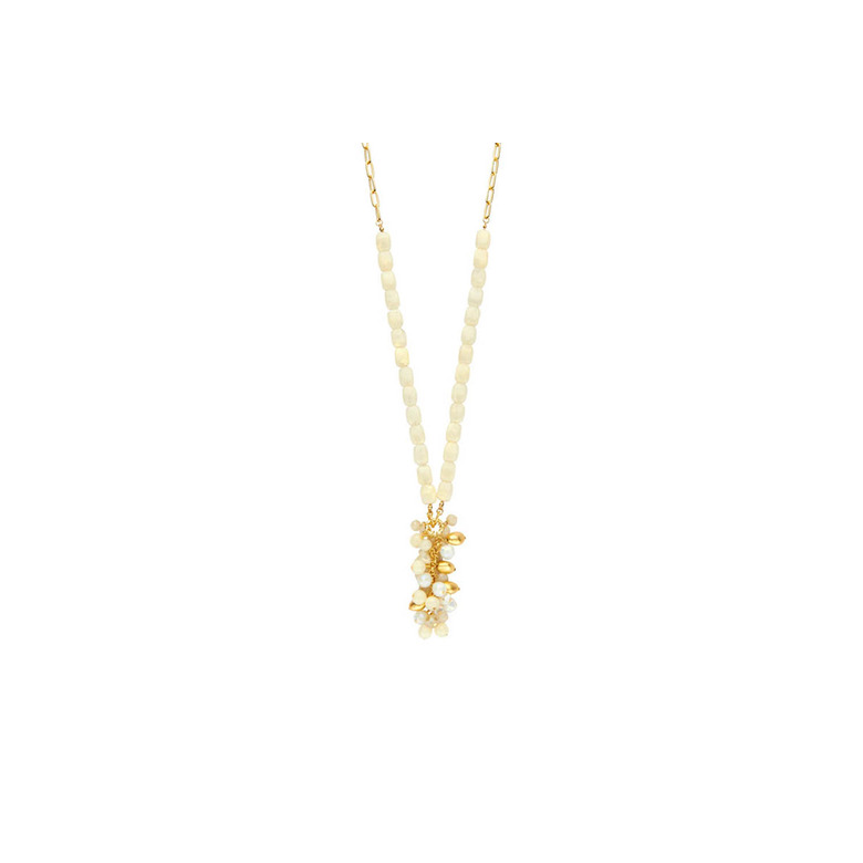 Les Cordes collier ecru 1