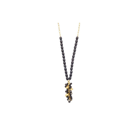 Les Cordes necklace black