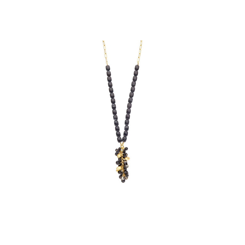 Les Cordes necklace black