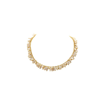 Les Cordes necklace ecru