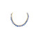 Les Cordes halskette blau 1
