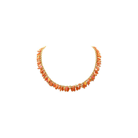 Les Cordes necklace orange
