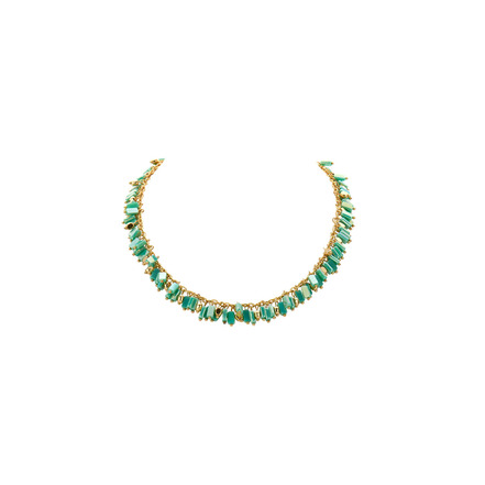 Les Cordes necklace green