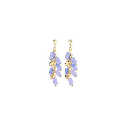 Les Cordes earrings blue