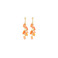Les Cordes earrings orange 1