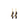 Les Cordes boucles d'oreilles noir 1