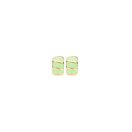 Les Cordes earrings green
