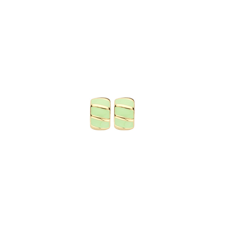 Les Cordes boucles d'oreilles vert 1