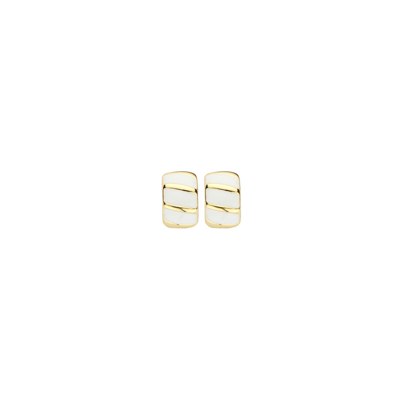 Les Cordes boucles d'oreilles blanc